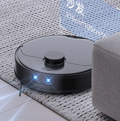 Batarya ömrü 180 dakikaya kadar Robot vakum temizleyicisi düşme karşıtı teknoloji ile