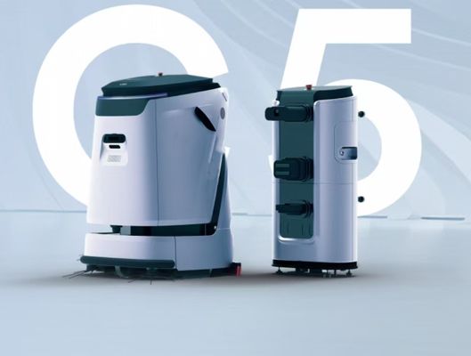 90L büyük su tankı 2000sqm/h ile büyük alan temizli ticari robot zemin temizleyicisi