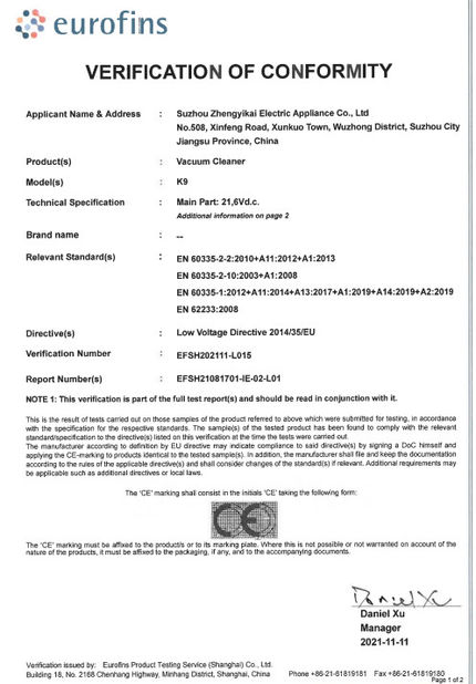 Çin Shenzhen Globabot Facotry Sertifikalar